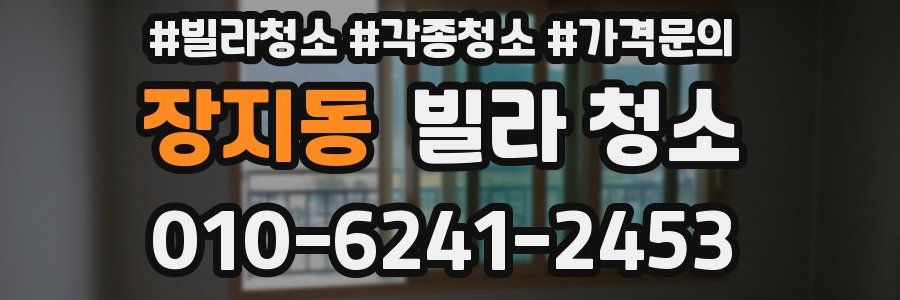 장지동 빌라 청소