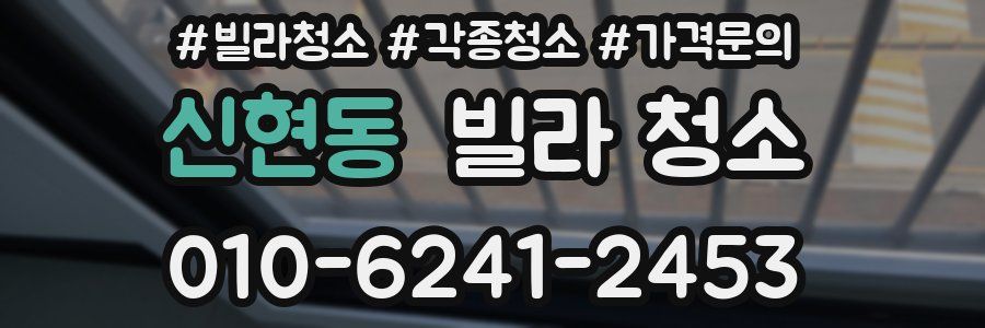 신현동 빌라 청소