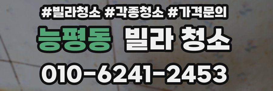 능평동 빌라 청소