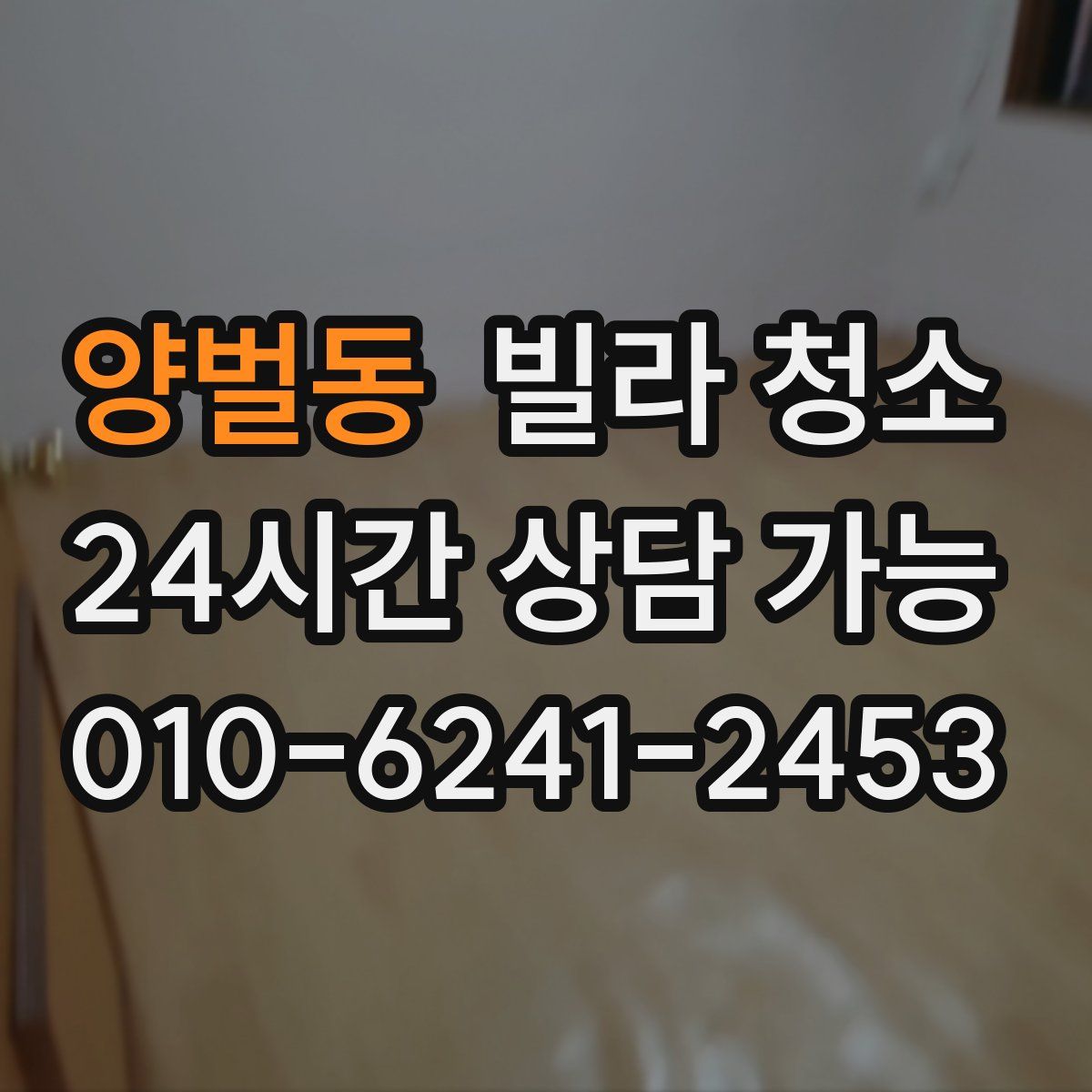 양벌동 빌라 청소