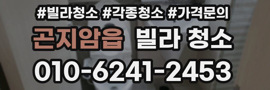 곤지암읍 빌라 청소