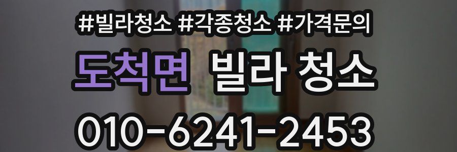 도척면 빌라 청소