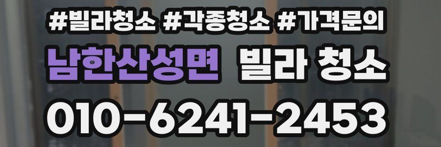 남한산성면 빌라 청소