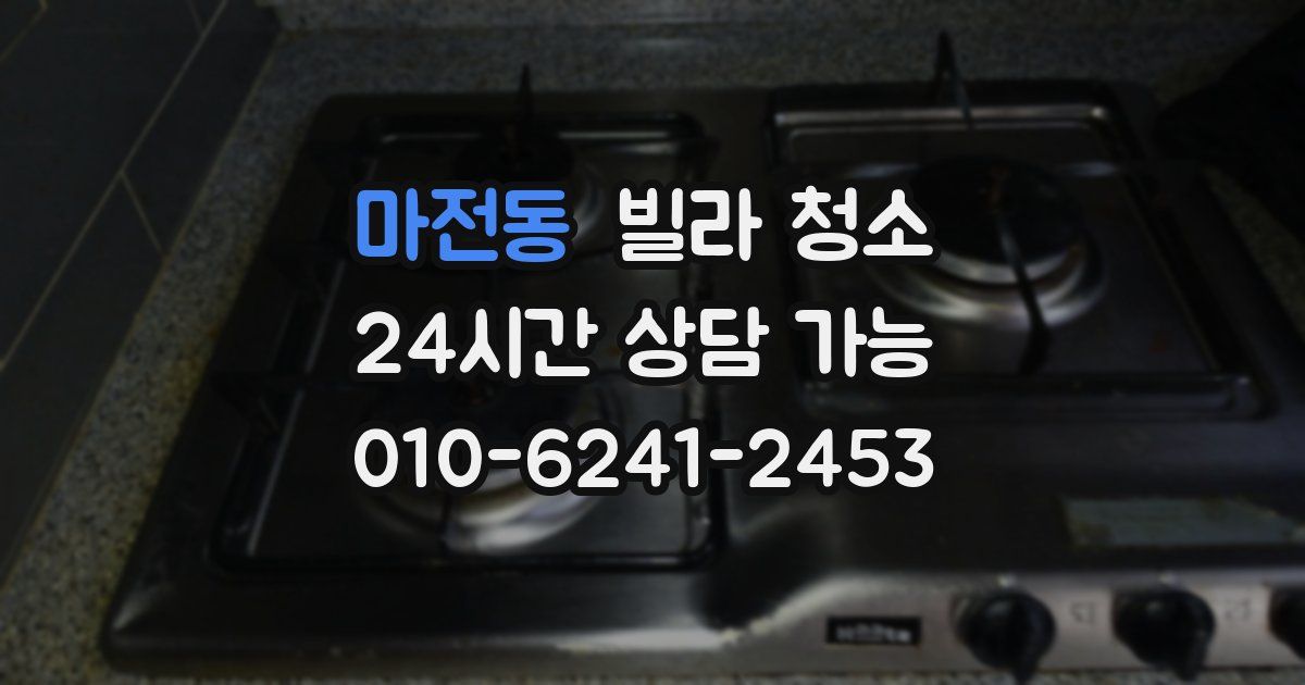 마전동 빌라 청소