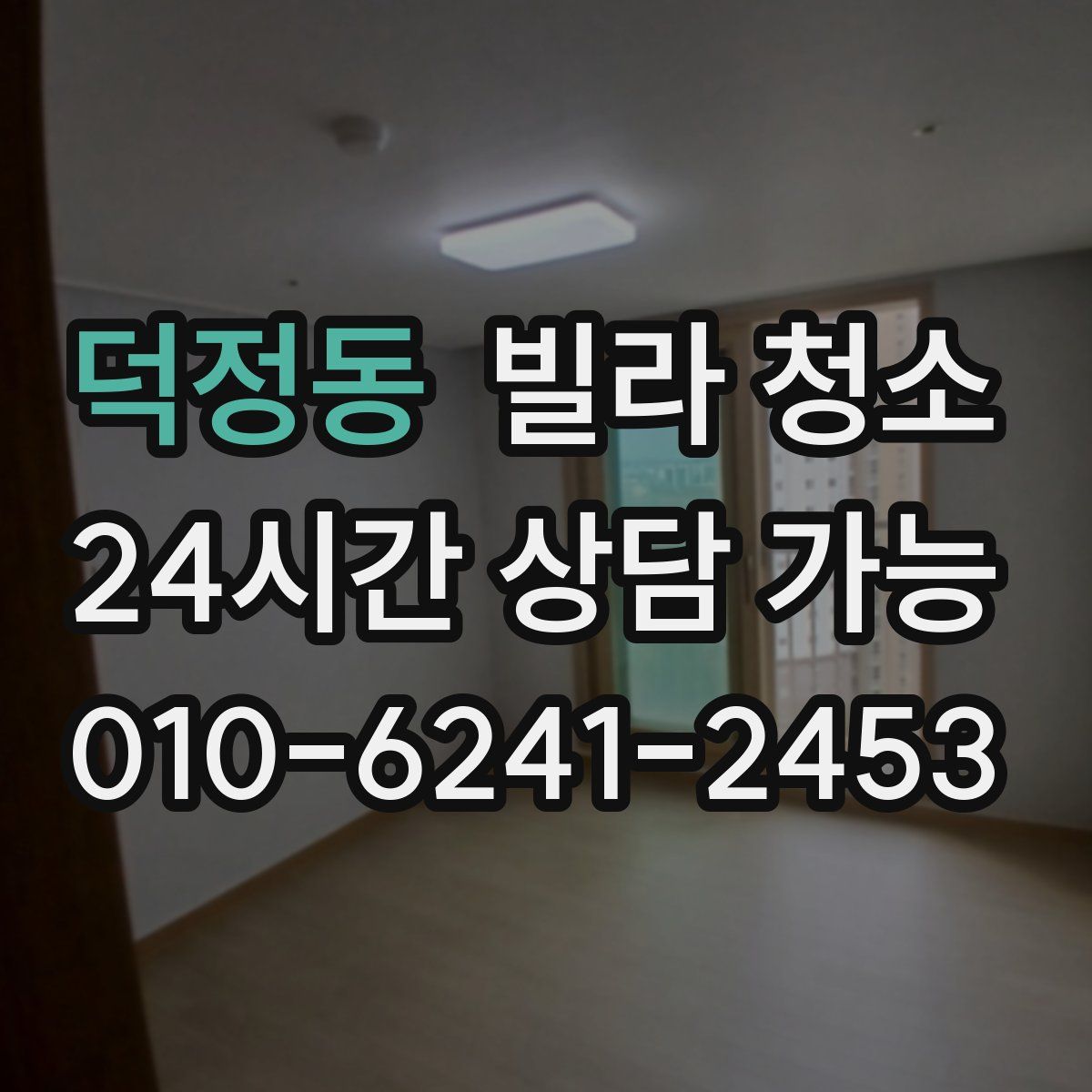 덕정동 빌라 청소