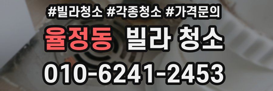 율정동 빌라 청소