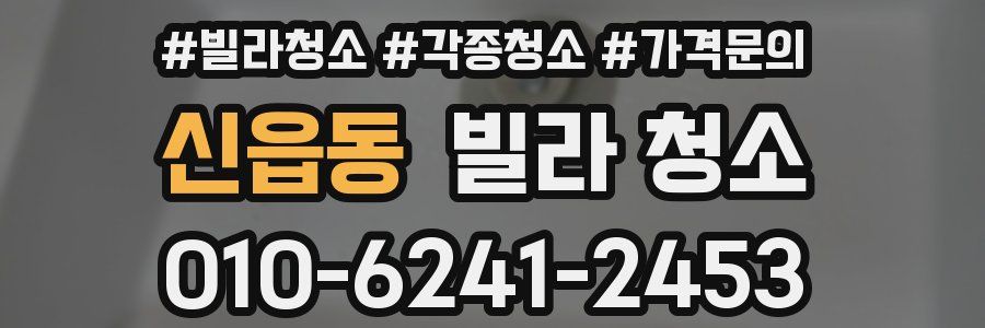 신읍동 빌라 청소