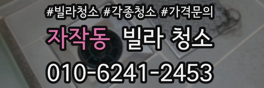 자작동 빌라 청소