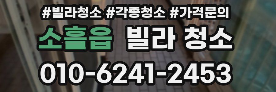 소흘읍 빌라 청소