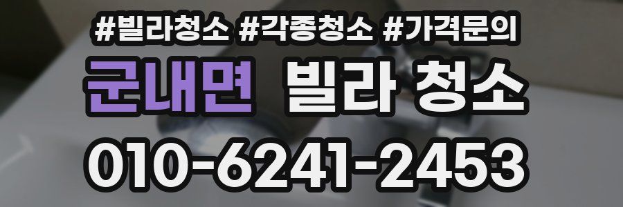 군내면 빌라 청소