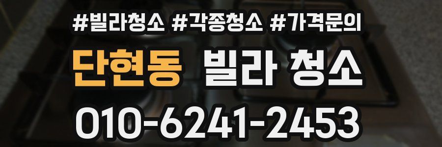 단현동 빌라 청소