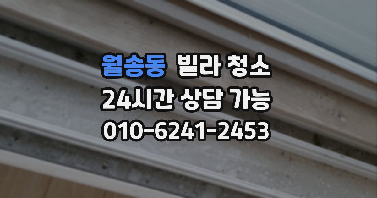 월송동 빌라 청소