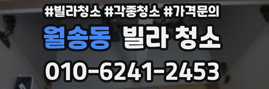 월송동 빌라 청소