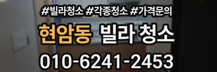 현암동 빌라 청소