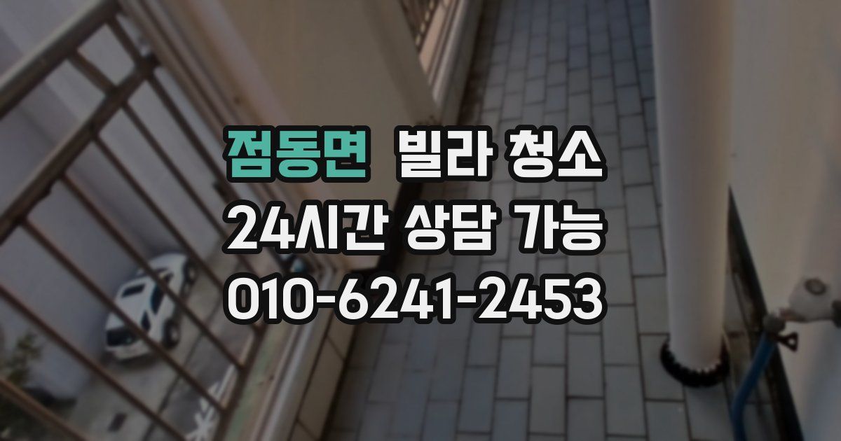 점동면 빌라 청소