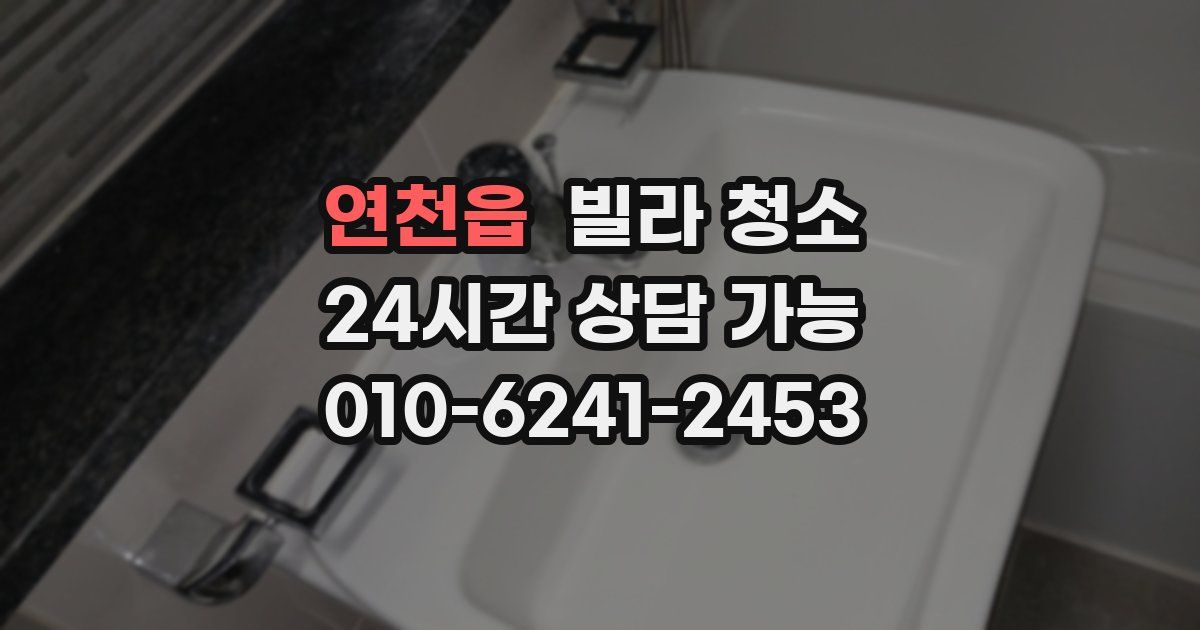 연천읍 빌라 청소