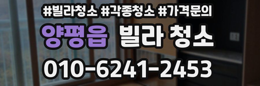 양평읍 빌라 청소