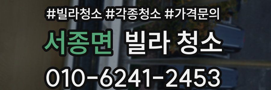 서종면 빌라 청소