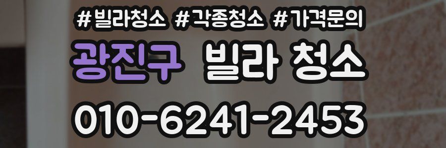 광진구 빌라 청소