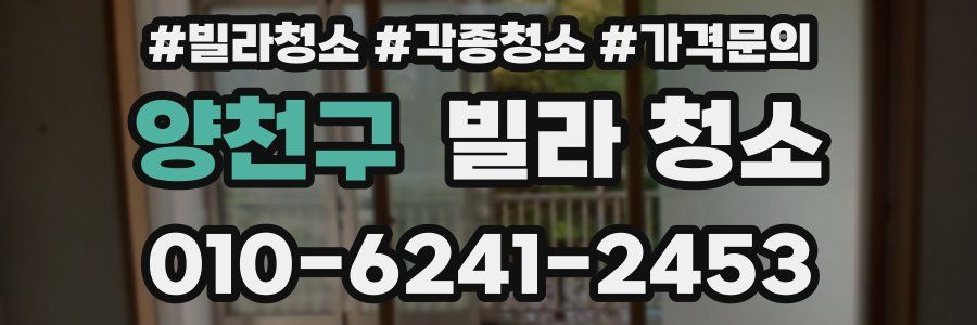 양천구 빌라 청소