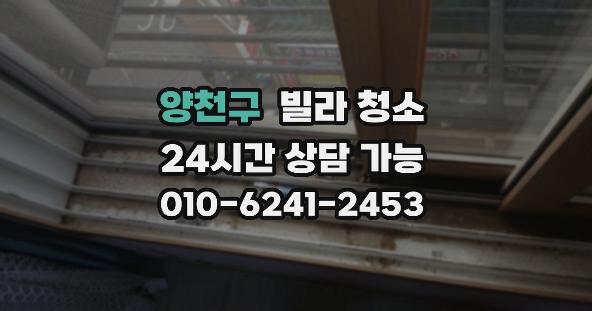 양천구 빌라 청소