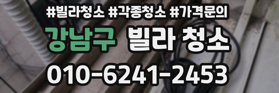 강남구 빌라 청소