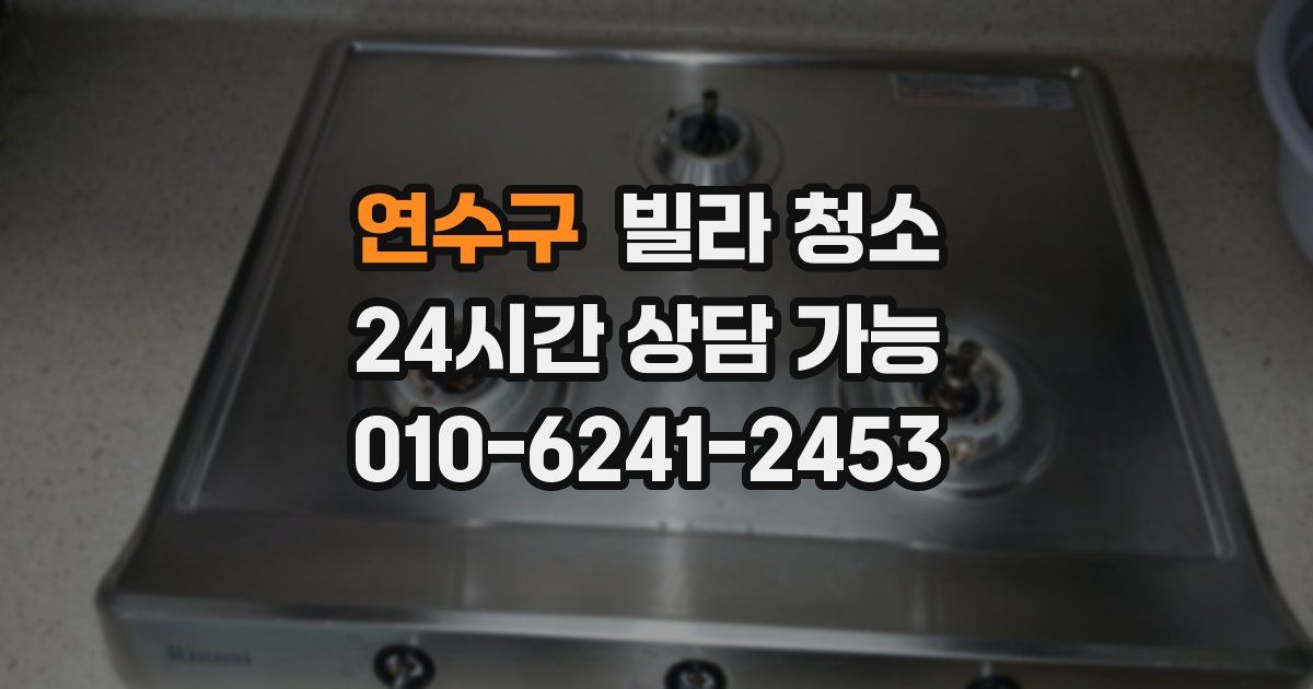 연수구 빌라 청소
