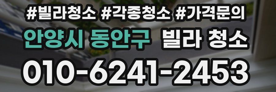 안양시 동안구 빌라 청소