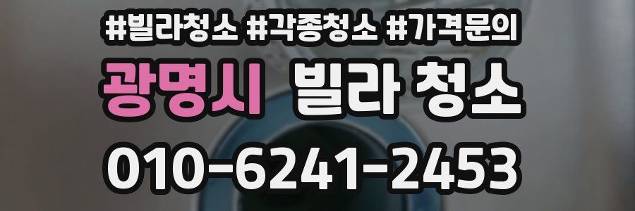 광명시 빌라 청소