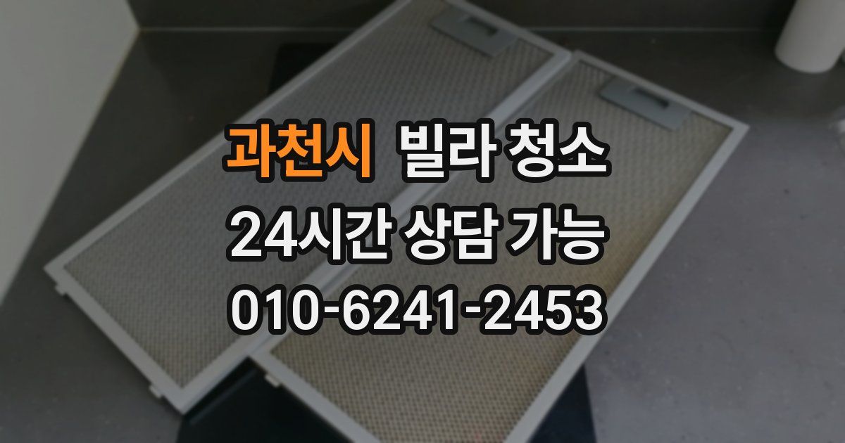 과천시 빌라 청소