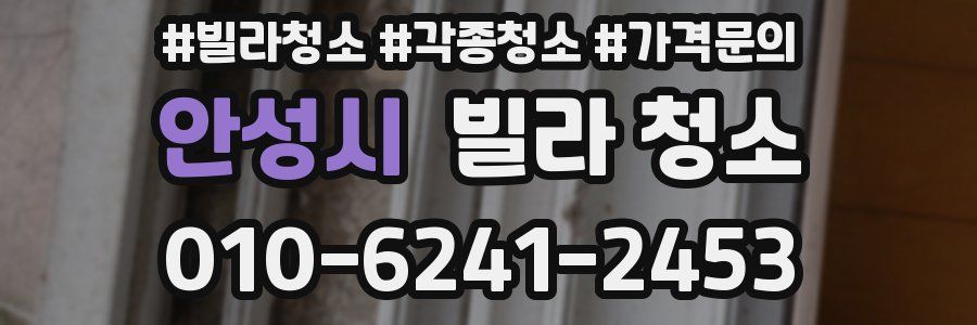안성시 빌라 청소