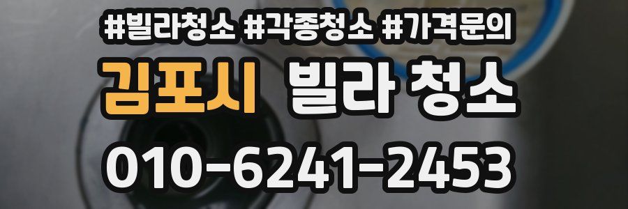 김포시 빌라 청소