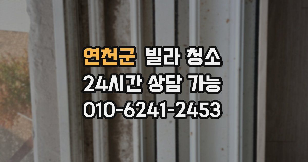연천군 빌라 청소