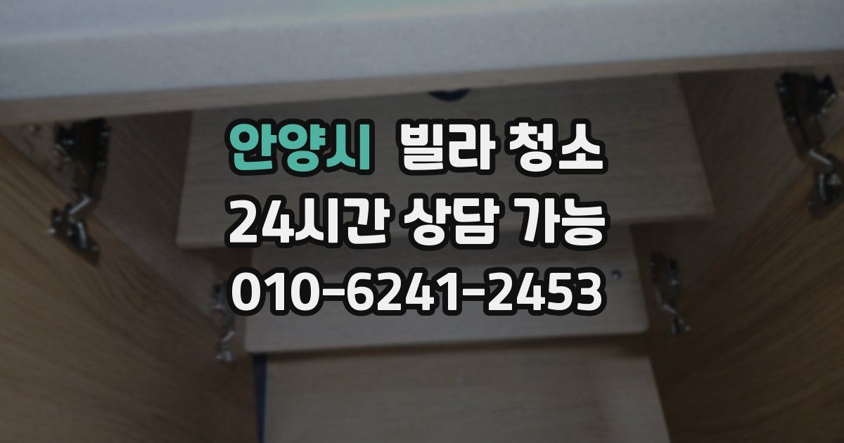 안양시 빌라 청소