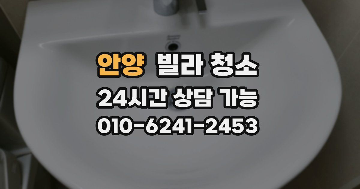 안양 빌라 청소