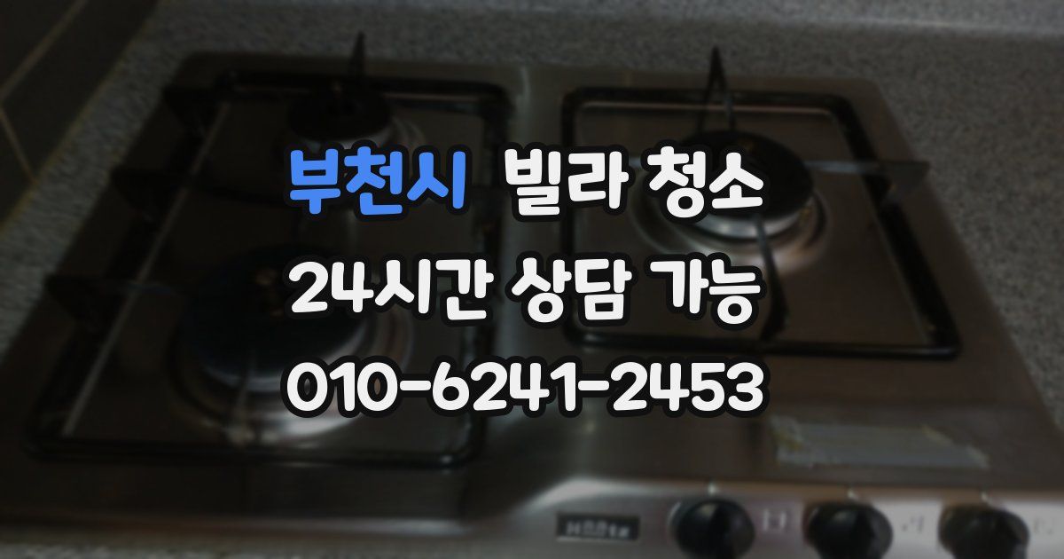 부천시 빌라 청소