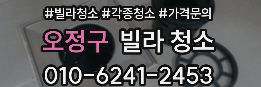 오정구 빌라 청소