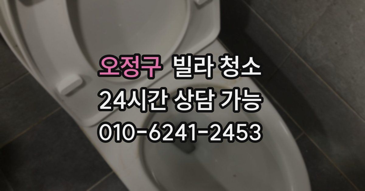 오정구 빌라 청소