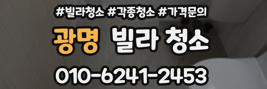 광명 빌라 청소