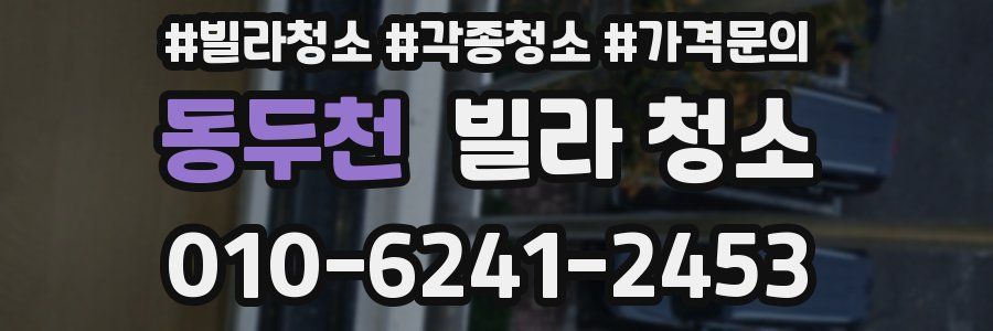 동두천 빌라 청소