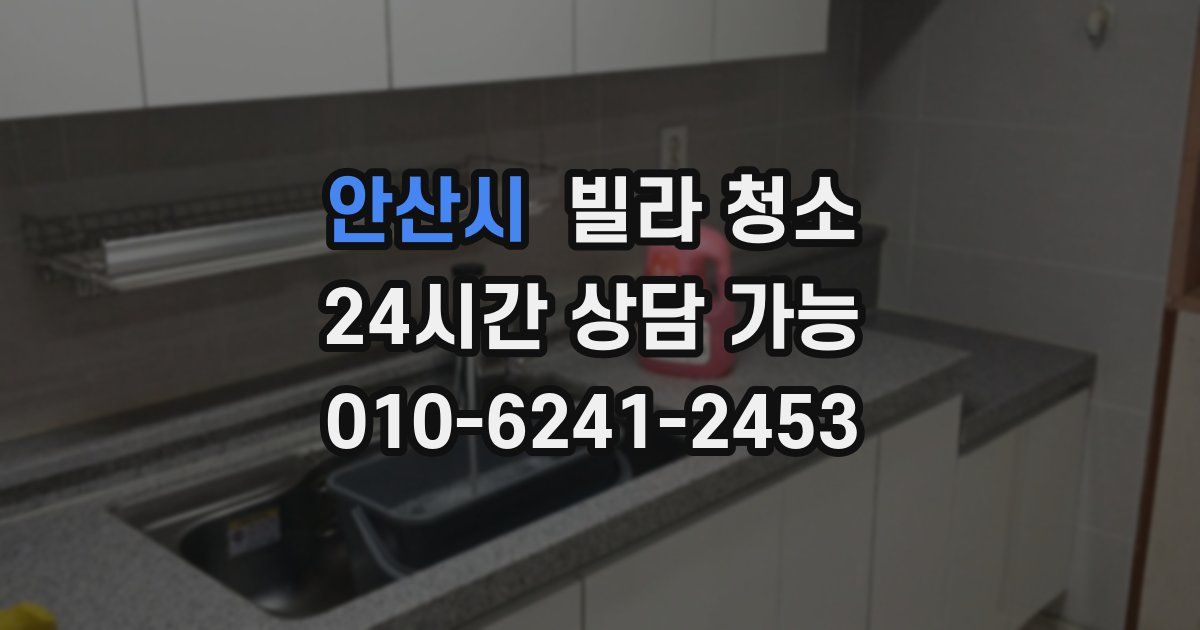 안산시 빌라 청소