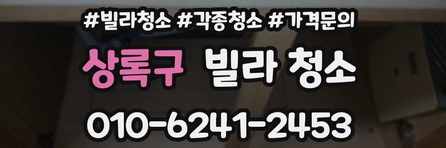 상록구 빌라 청소