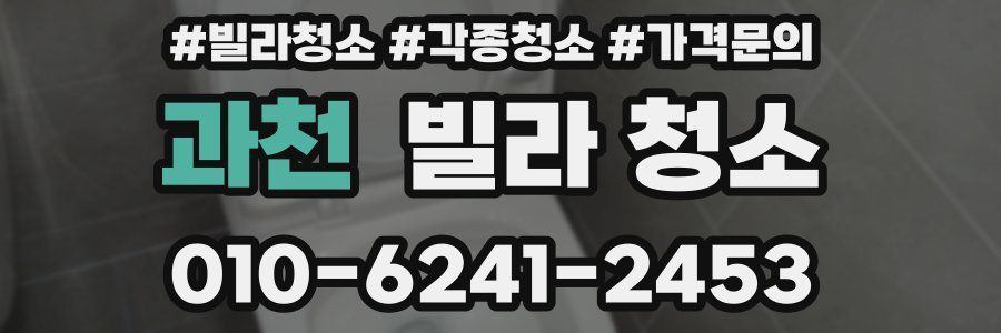 과천 빌라 청소