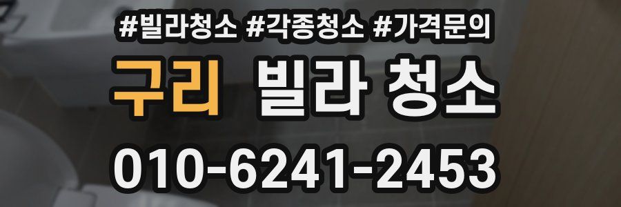 구리 빌라 청소