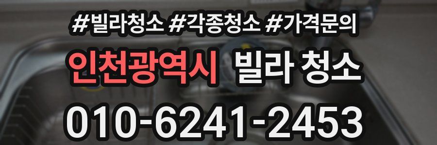 인천광역시 빌라 청소