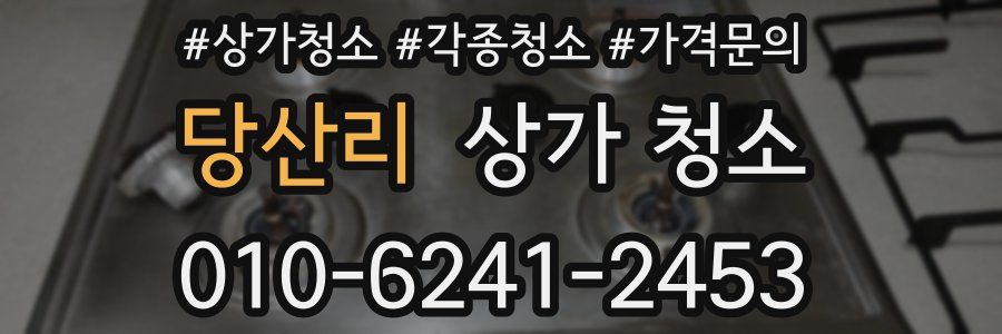 당산리 상가 청소