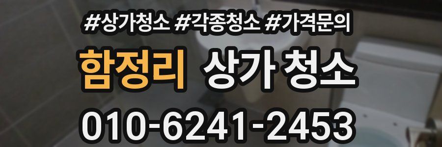 함정리 상가 청소