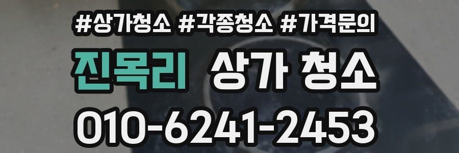 진목리 상가 청소