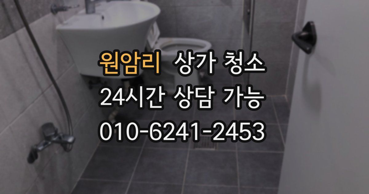 원암리 상가 청소