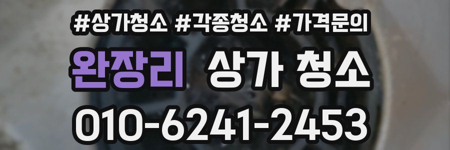 완장리 상가 청소